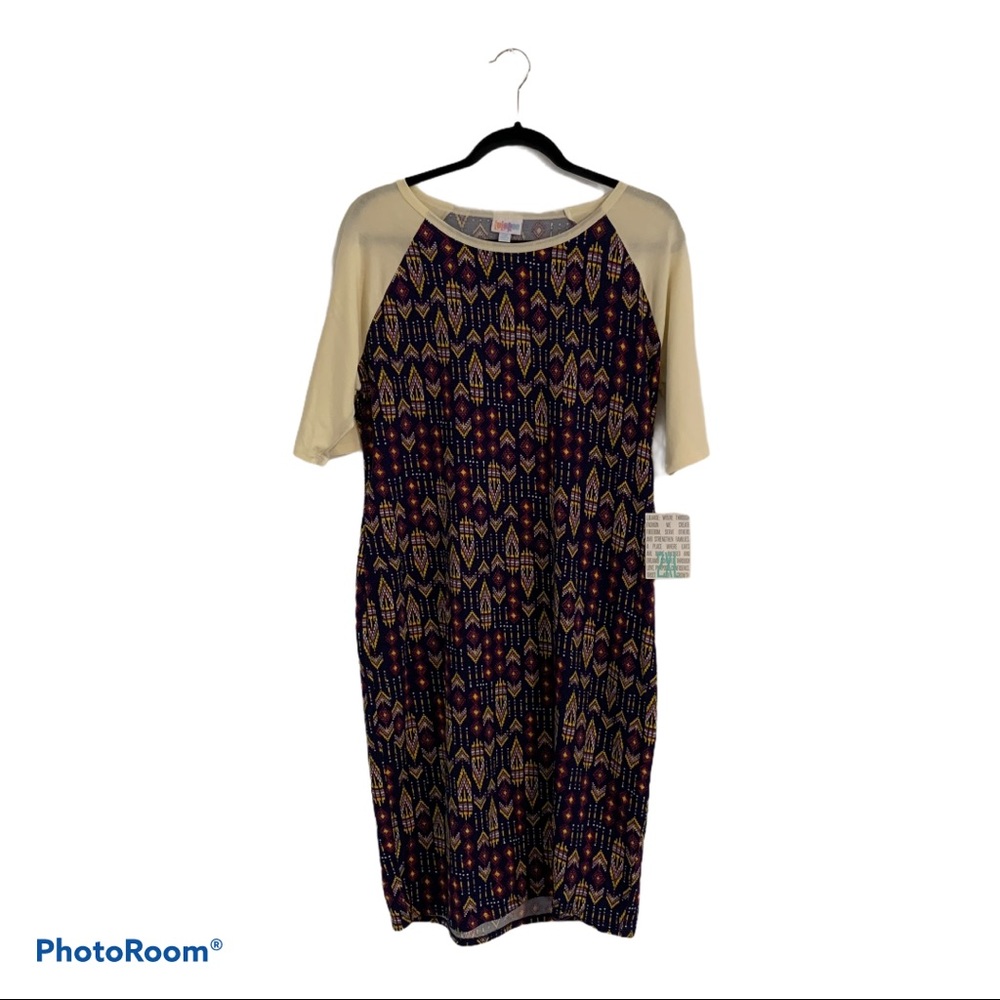 NWT LuLaRoe Julia Dress (2XL) pattern